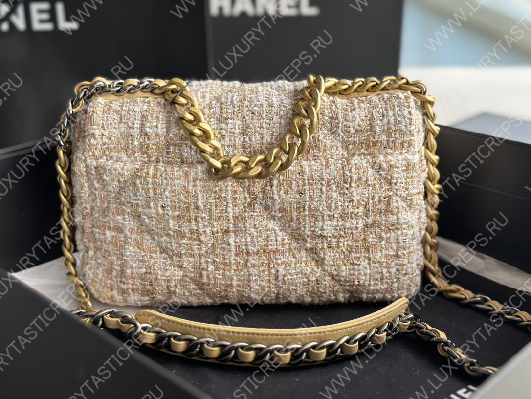 Ch*el 19 handbag multicolor as1161