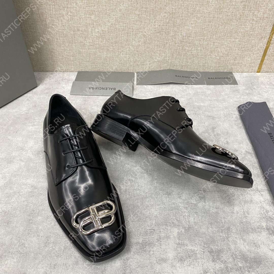 Ba*len*cia*ga oxfords black 701393w