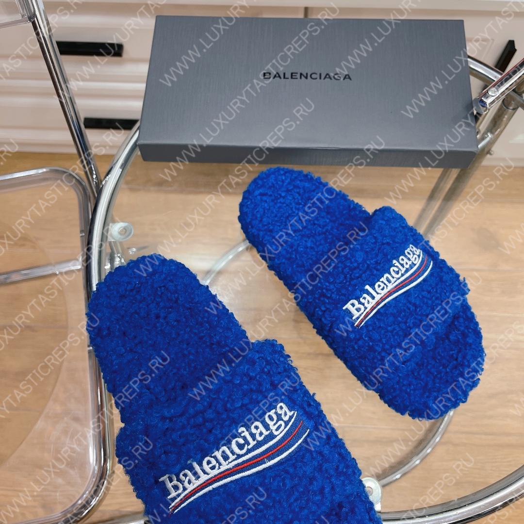 Ba*len*cia*ga slide dark blue 654261w2do11096